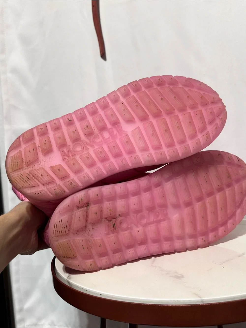 Moncler Gaia Pocket Mid Snow Boot pink 40 10
